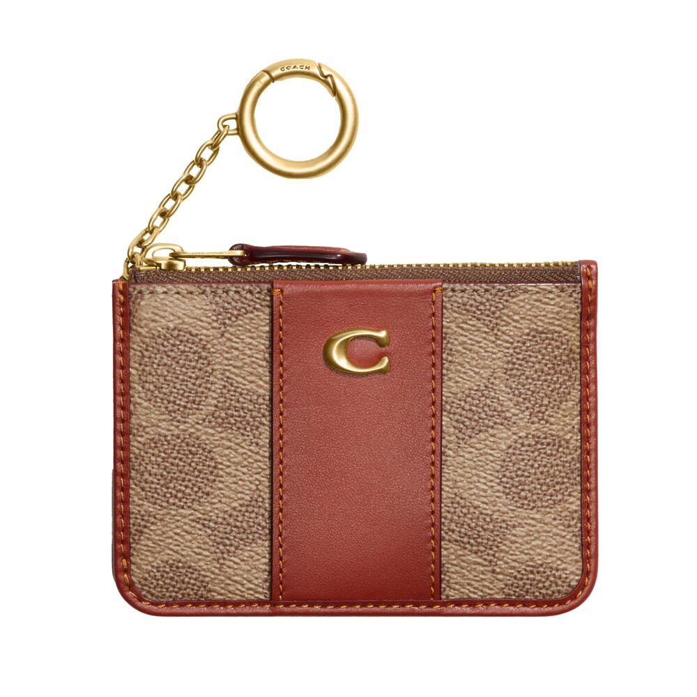 2812 Essential Mini Id Card Case, Tan Rust